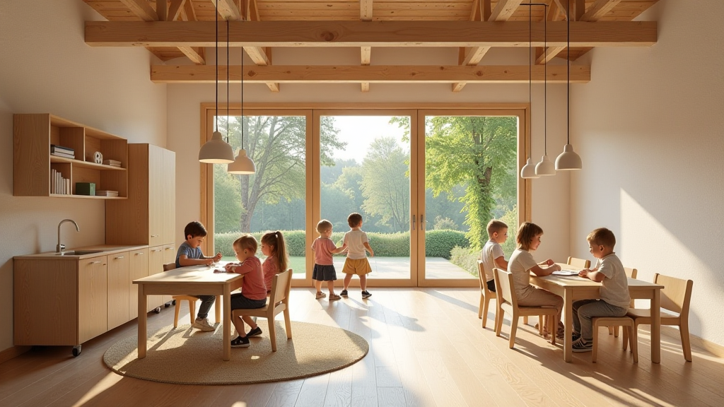 kindgerechtes kinderkrippe