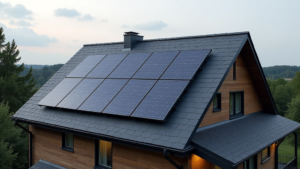schieferd chern aufdach photovoltaiksystem