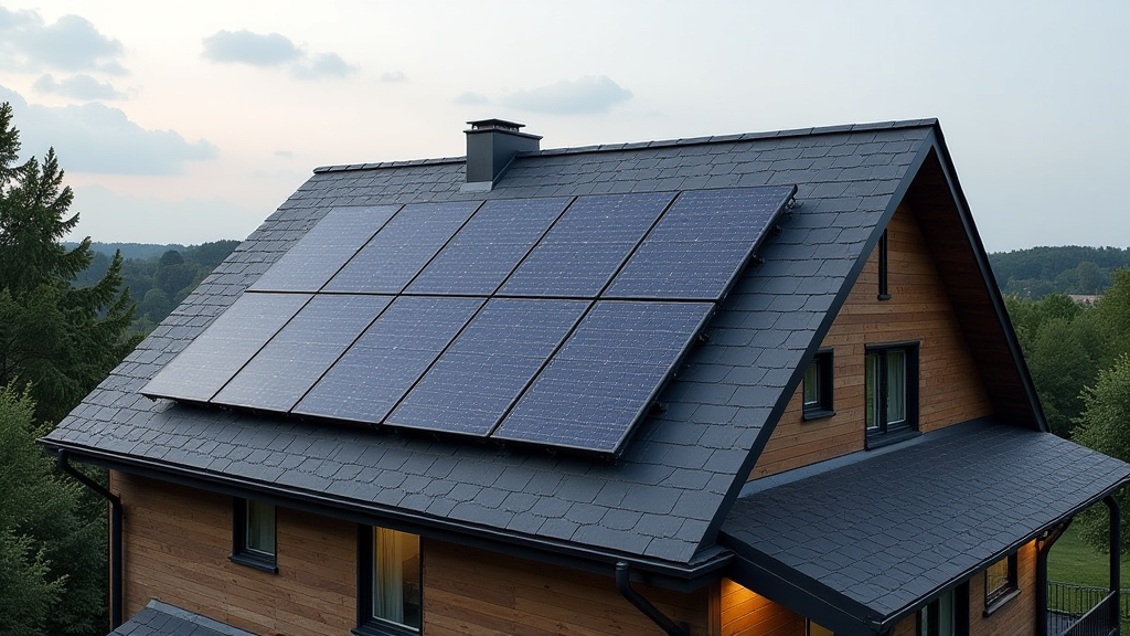 schieferd chern aufdach photovoltaiksystem