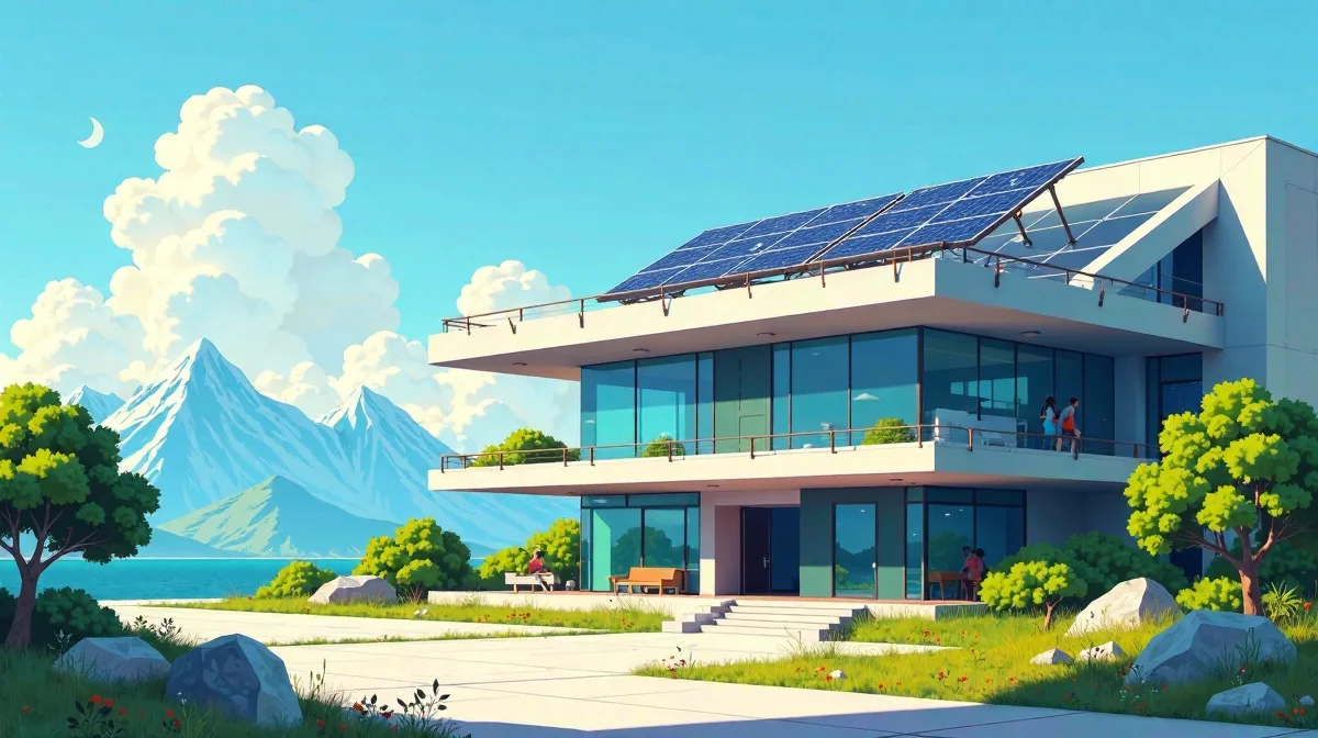 Blendfreie Solardächer: Innovative Technologie für sensible Umgebungen