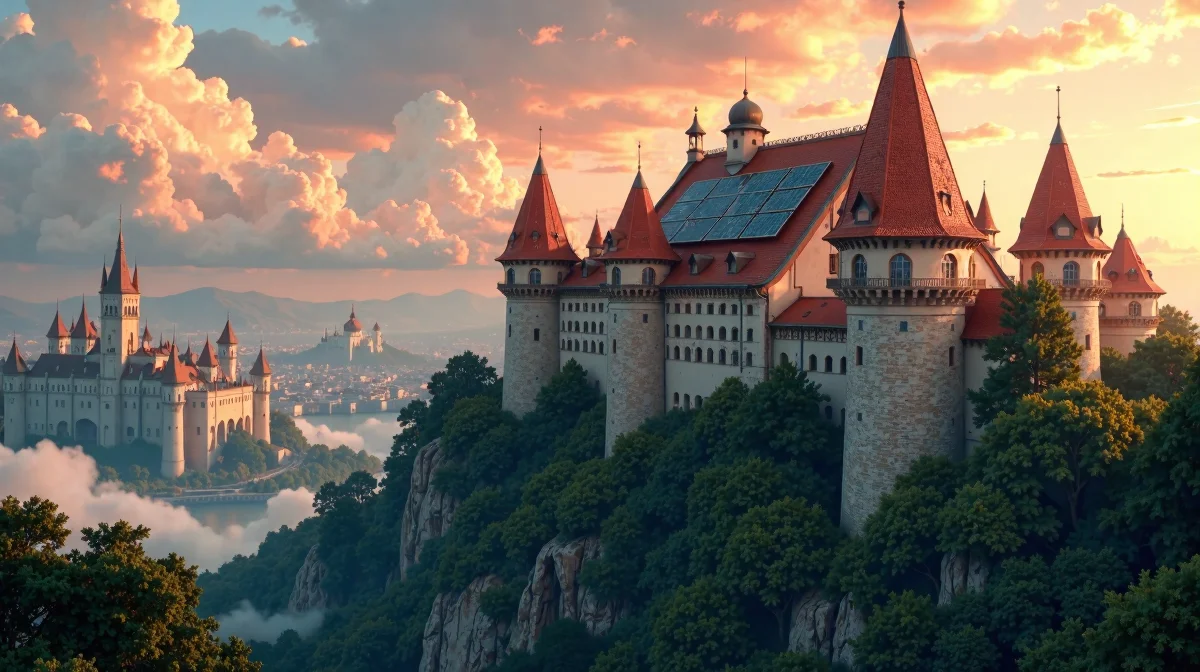Ziegelrote Photovoltaik für Schloss Blumenthal – Nachhaltigkeit trifft Kulturerbe